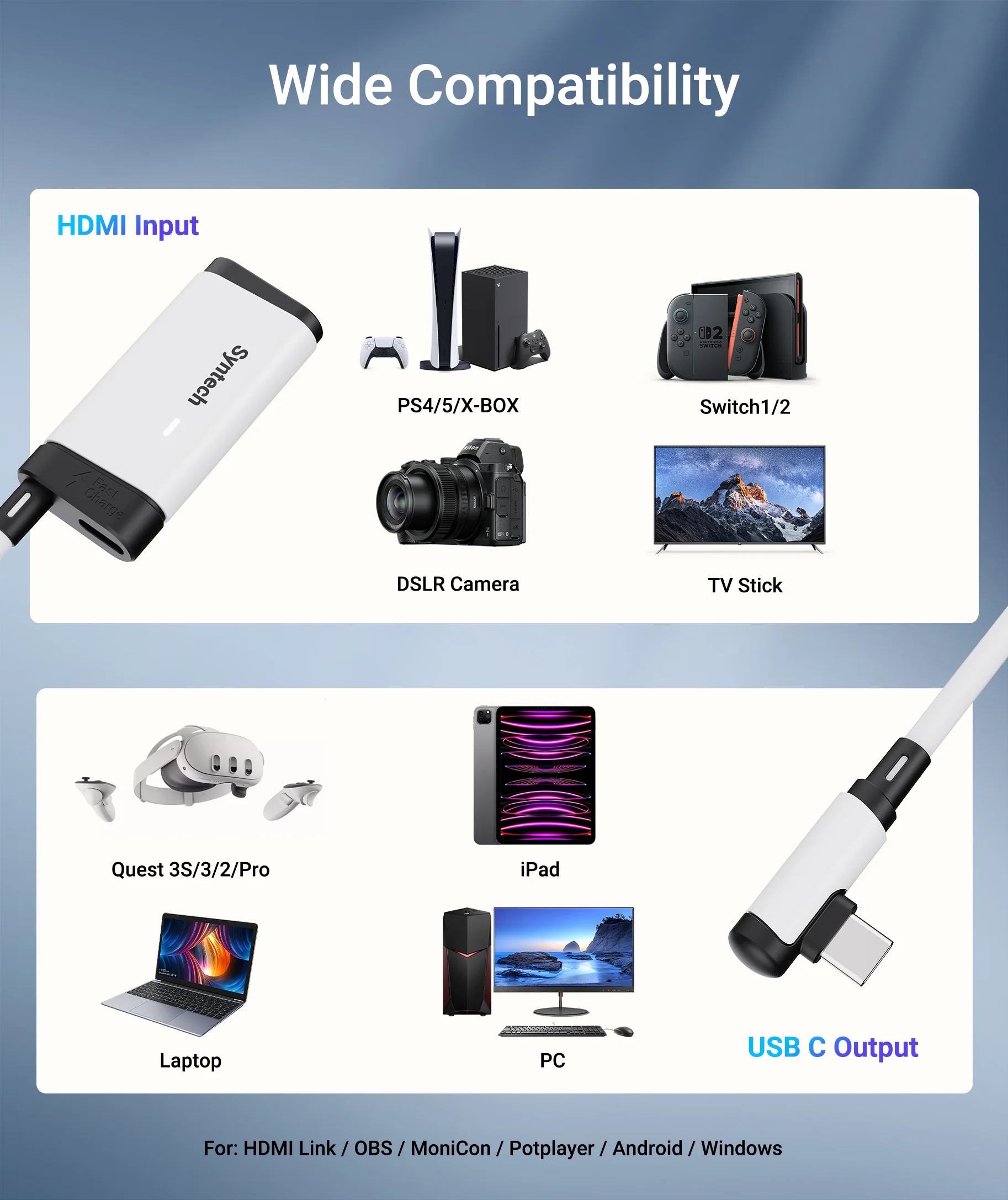 HDMI Female to USB-C Capture Card - Image 5