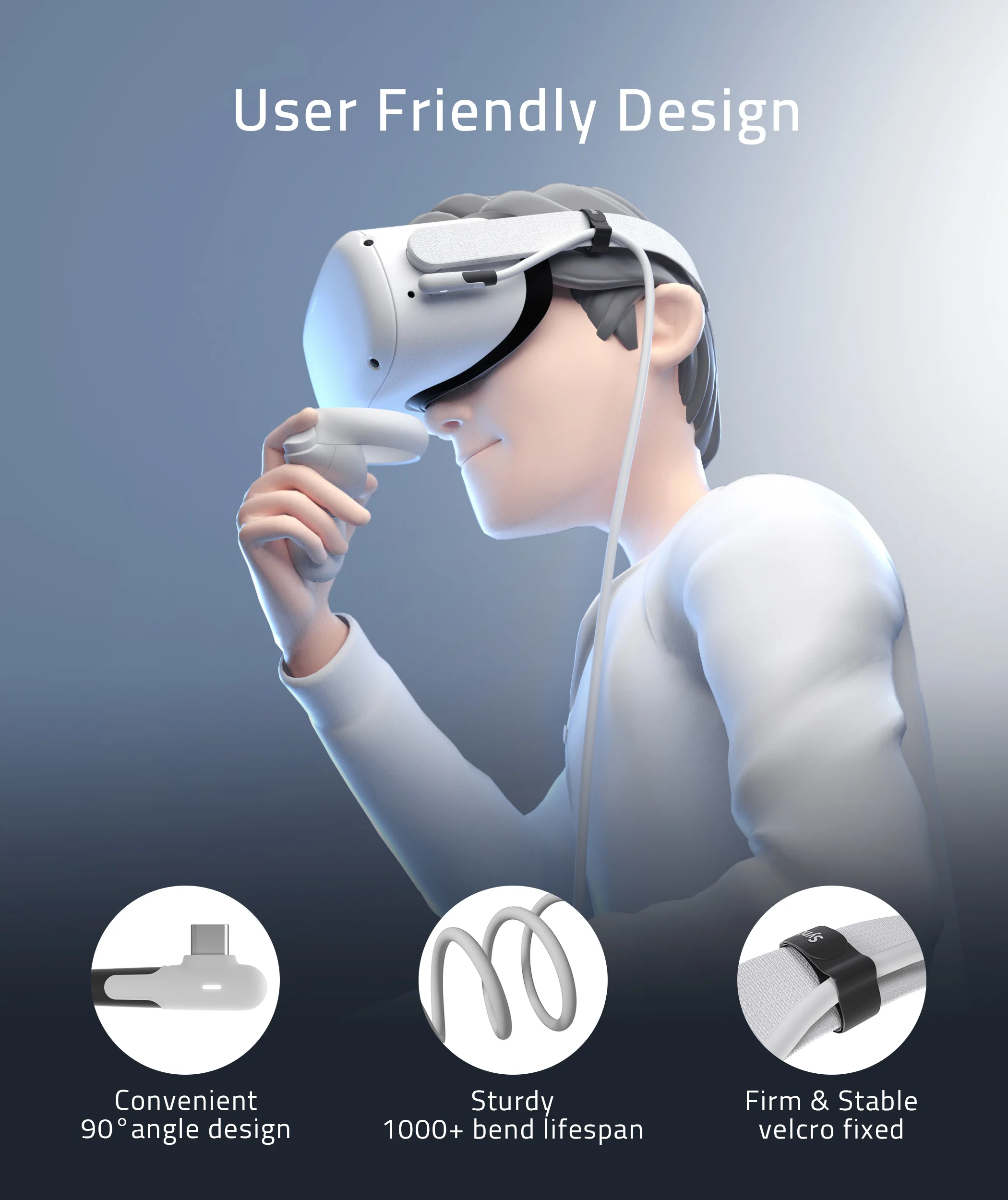 Link Cable 16FT with LED Light - Image 3