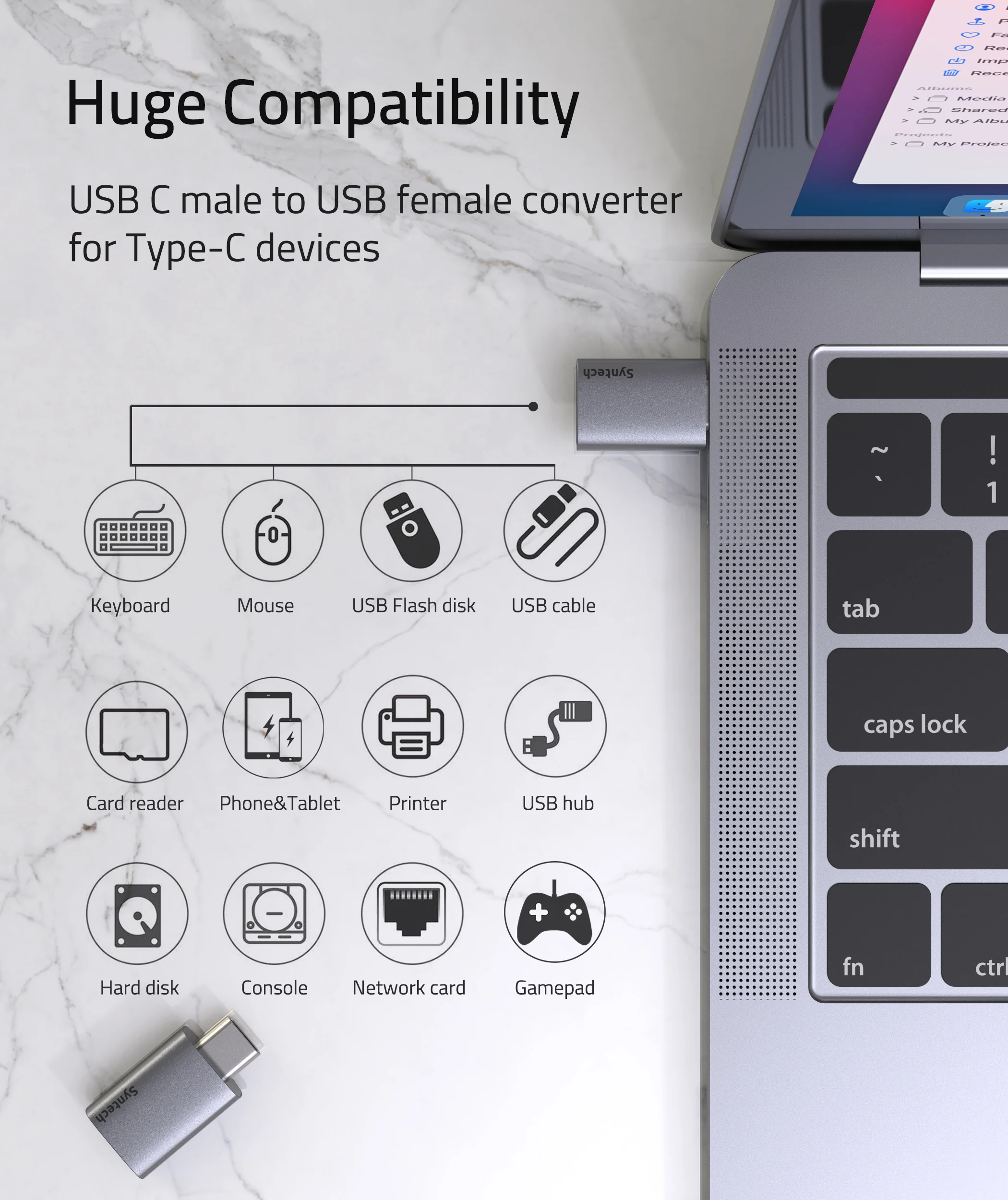 USB C to USB Adapter (2 Pack) - Image 3