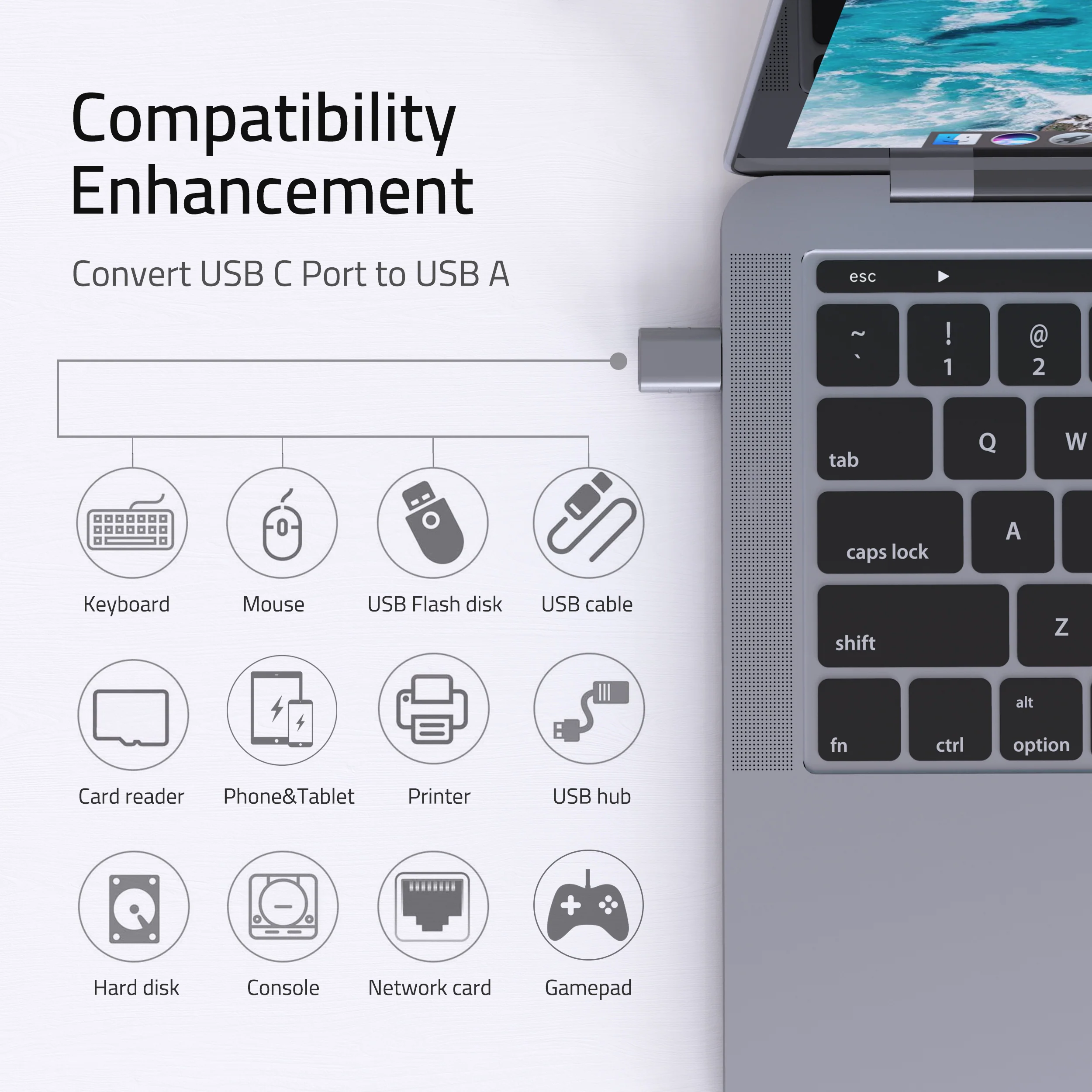 USB C to USB Adapter 3.0 (2 PACK) - Image 3