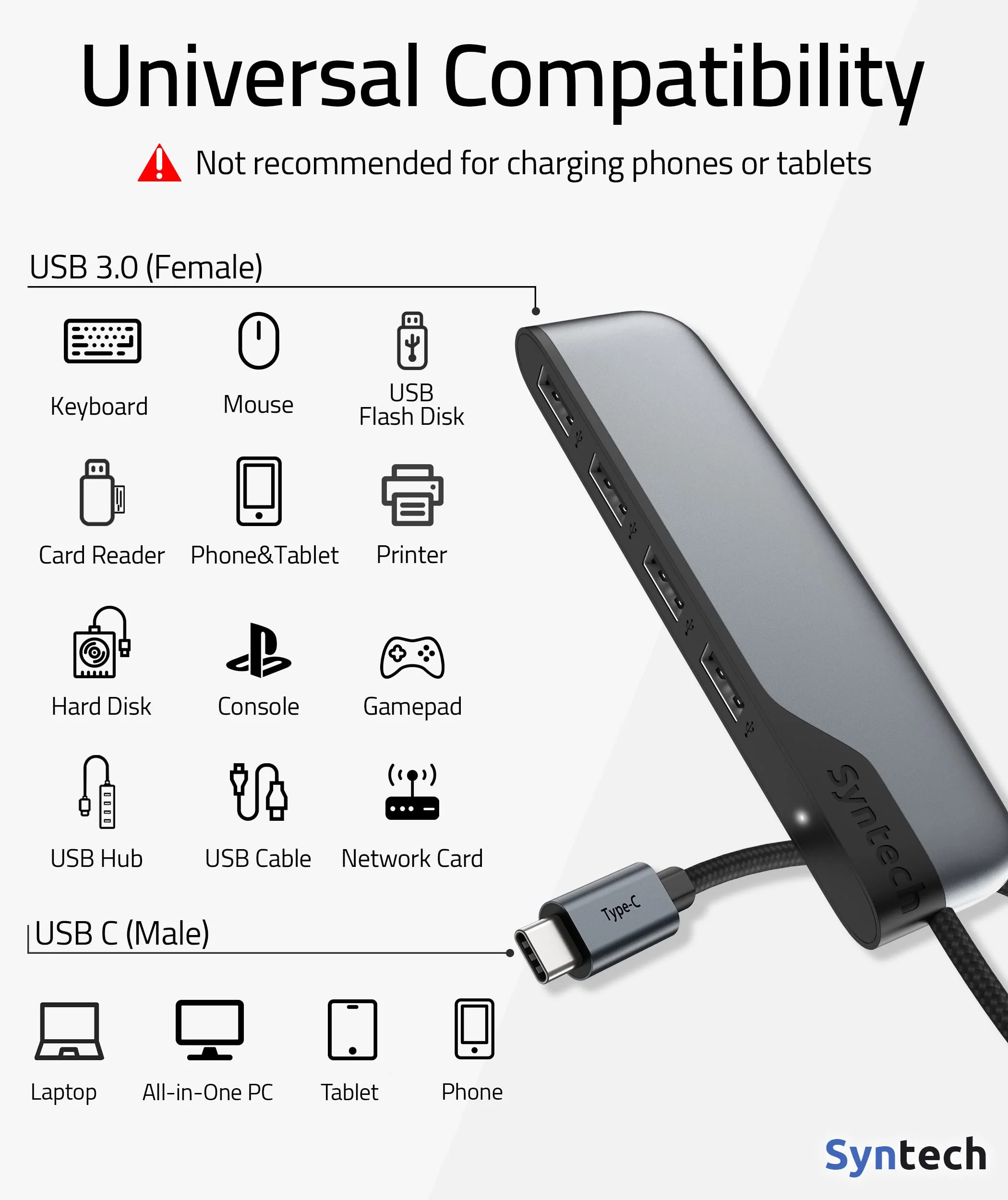 USB C to USB Hub 4 Ports - Image 12