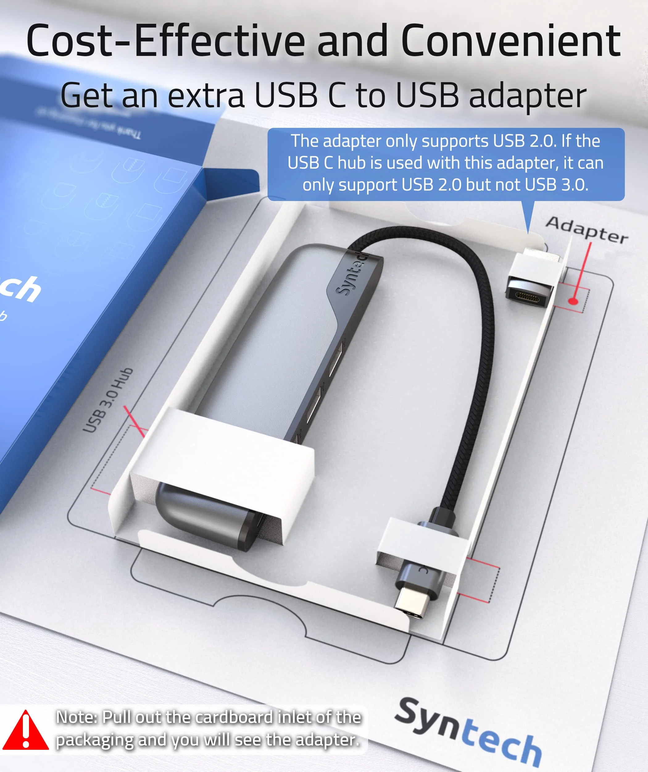USB C to USB Hub 4 Ports - Image 3