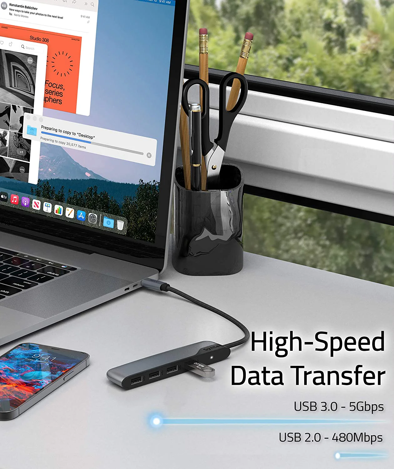 USB C to USB Hub 4 Ports - Image 4