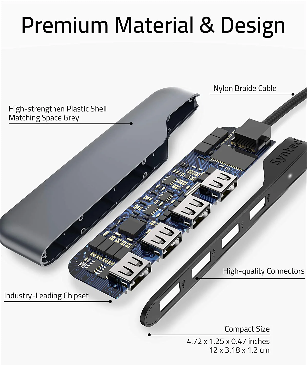 USB C to USB Hub 4 Ports - Image 7