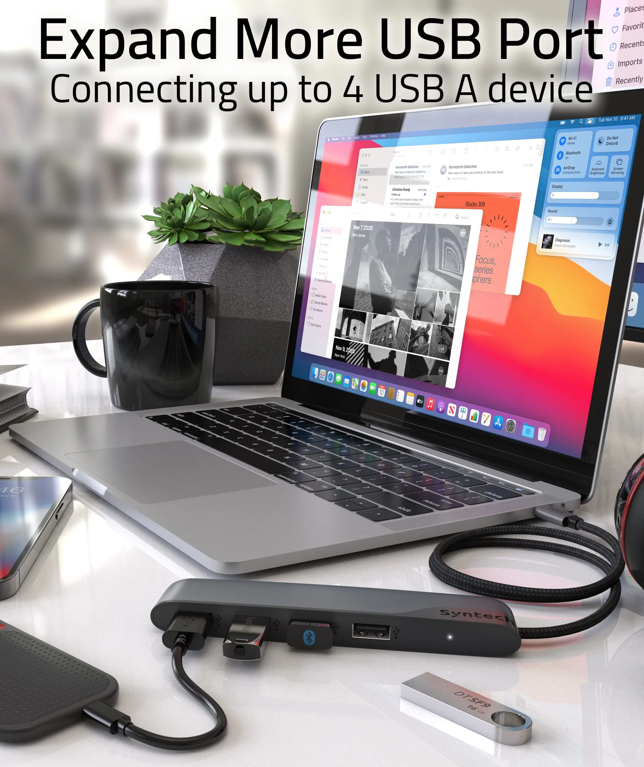 USB C to USB Hub 4 Ports - Image 8